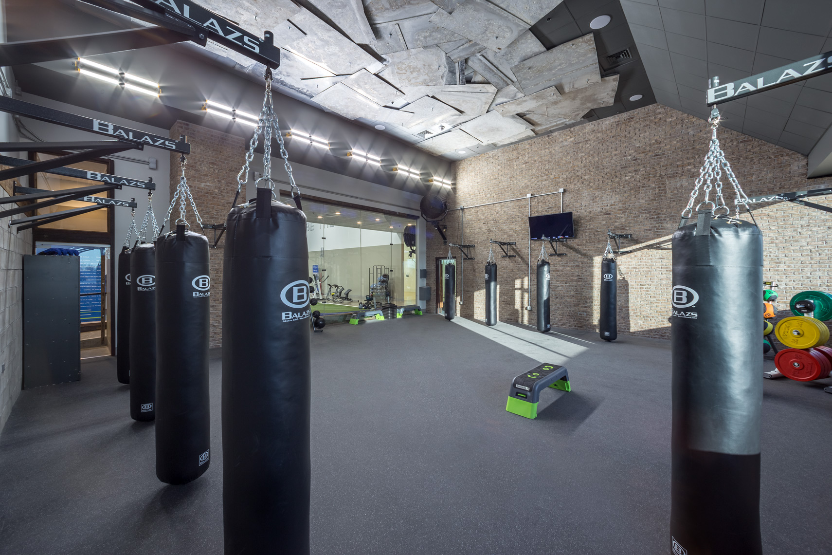 lighting application at Proof Fitness