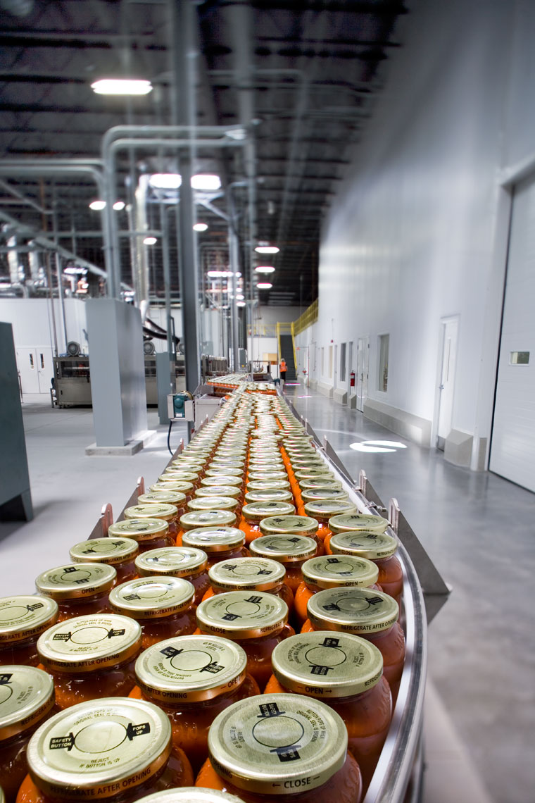 Packaging line at Chelten House Foods in Las Vegas