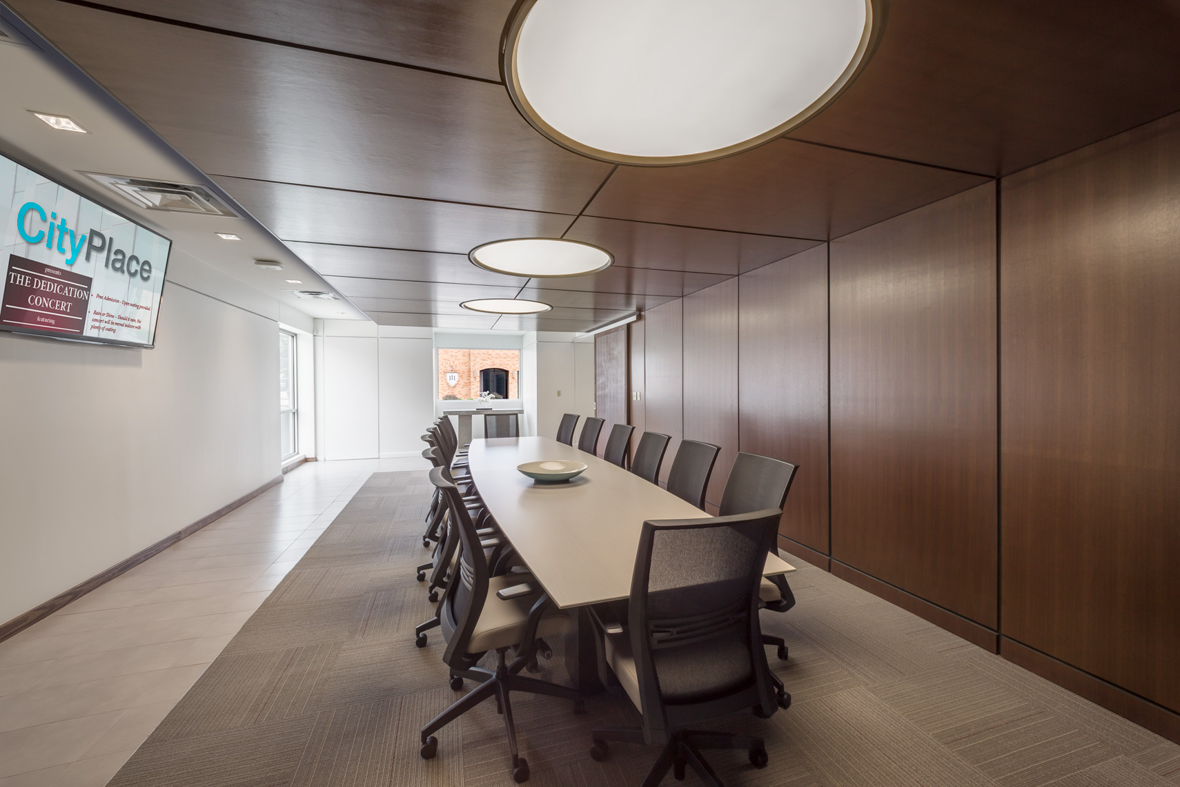 Large paneled conference room at CityPlace Visitor