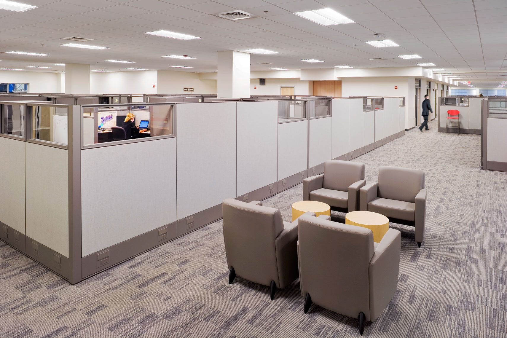 modern open office design at Siemens